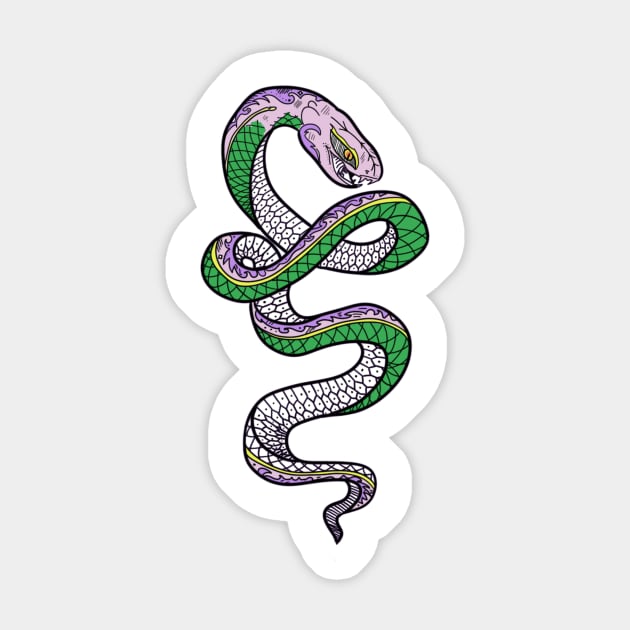 Drawing little snake / art little snake /color Sticker by Little_snake